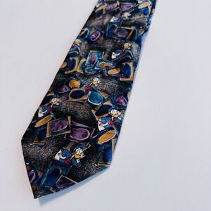 Vintage Disney 90s‎ Novelty Tie Donald Duck 556131-4286 Mickey Unlimited